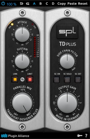 Plugin Alliance SPL transient designer plus